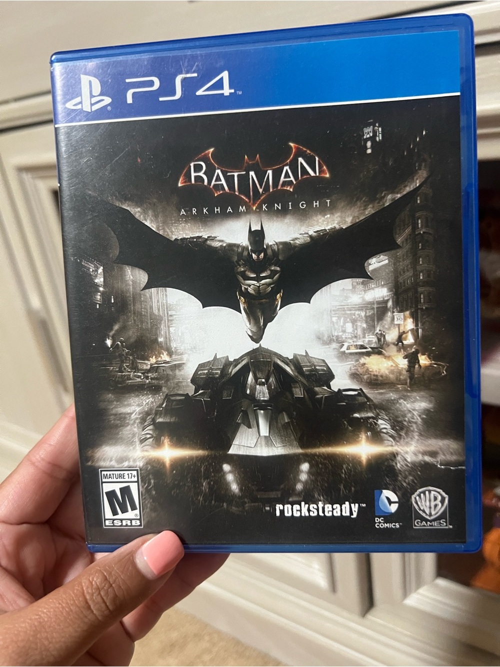 Sony PS4 Batman: Arkham Knight - Blue Case with Dark Cover Art